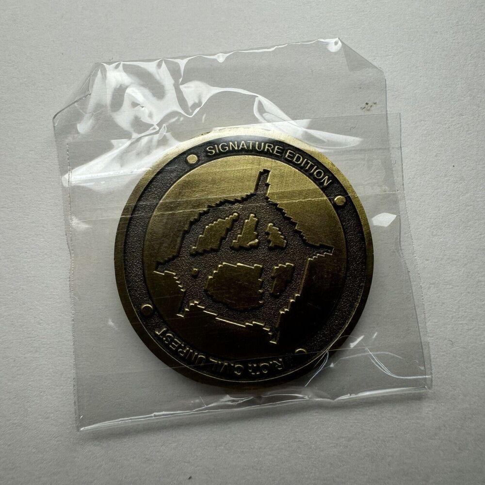 Riot Civil Unrest Signature Edition Collector Coin Anarchy Pixel Art Token NEW
